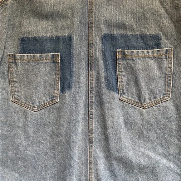 POL Denim Overall Dress - NWOT - Picture 8 of 10